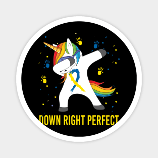 Dabbing Unicorn Down Syndrome Awareness Magnet